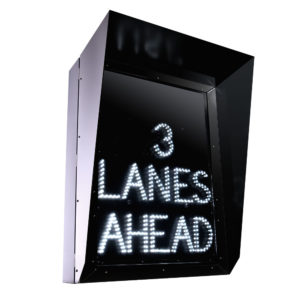 Blank Out Lane Control Sign